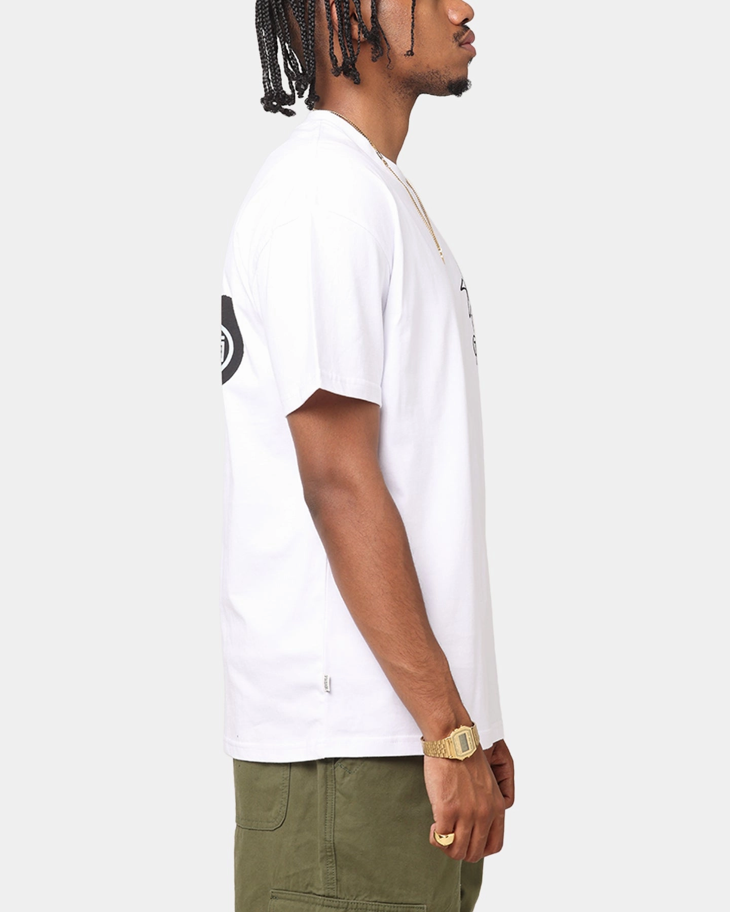 S Double Ultra Glide T-Shirt White color blocking