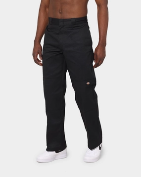 Dynamic Fit Office Appropriate Dickies Loose Double Knee Work Pants Black