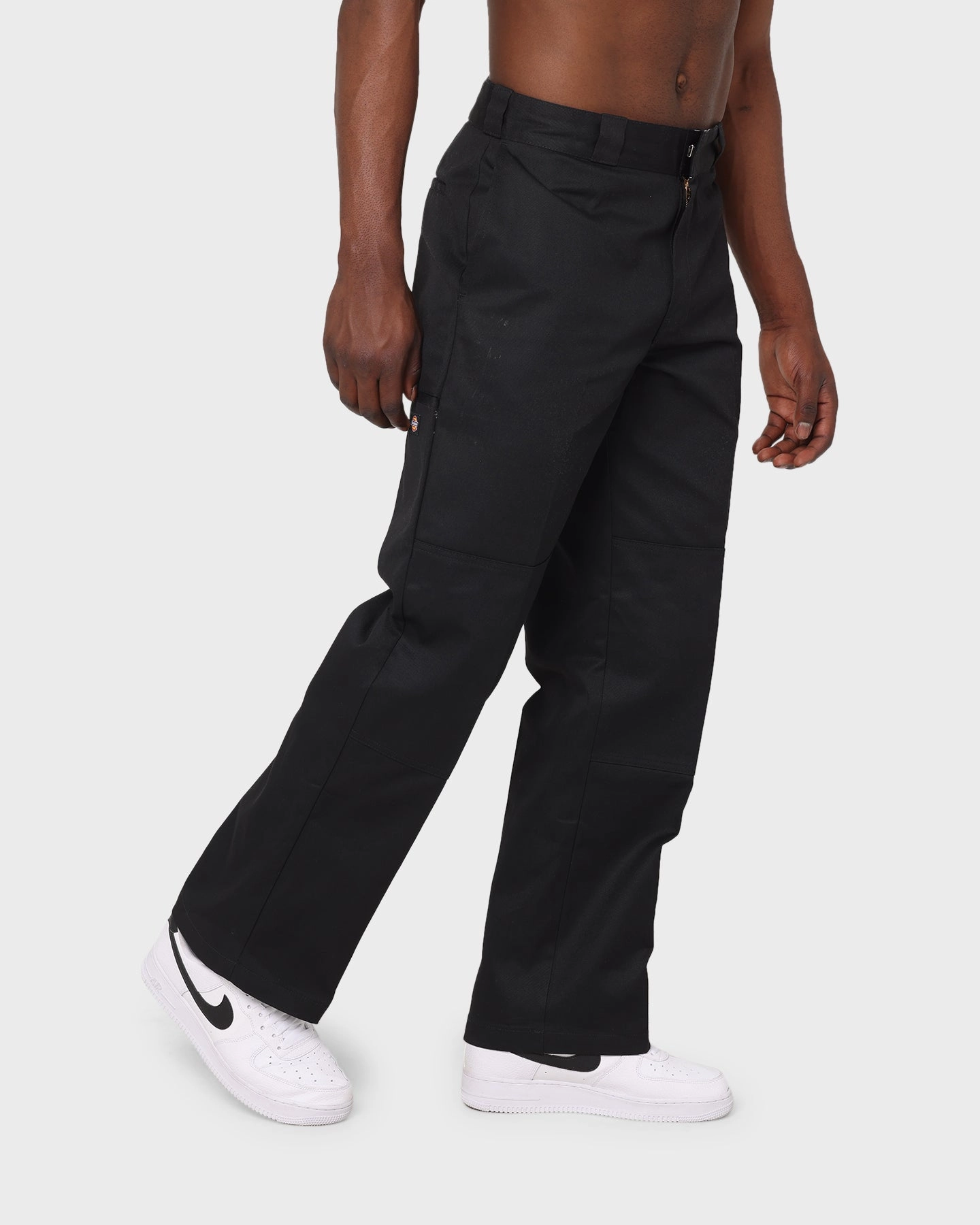 ReinforcedPockets Pocket Reinforcement Dickies Loose Double Knee Work Pants Black