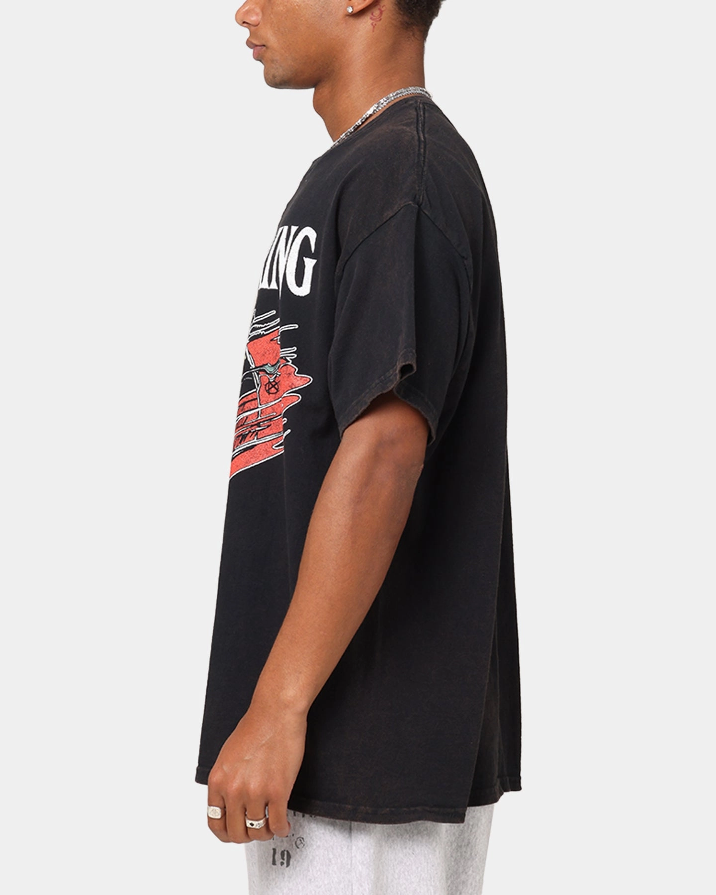 Camping attire Moisture Management Technology The Offspring Bad Habits T-Shirt Black
