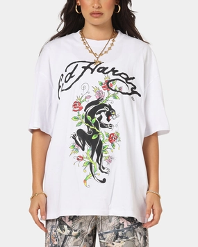 Popular coordinate with other items Ed Hardy Savage Bloom T-Shirt White