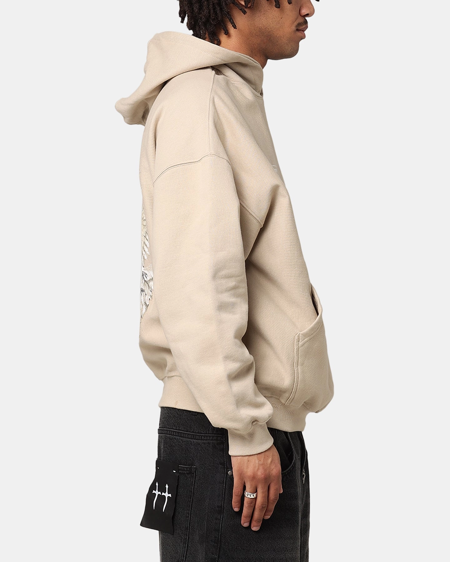 Lightweight Construction performance day Saint Morta Doves Vintage Hoodie Stone