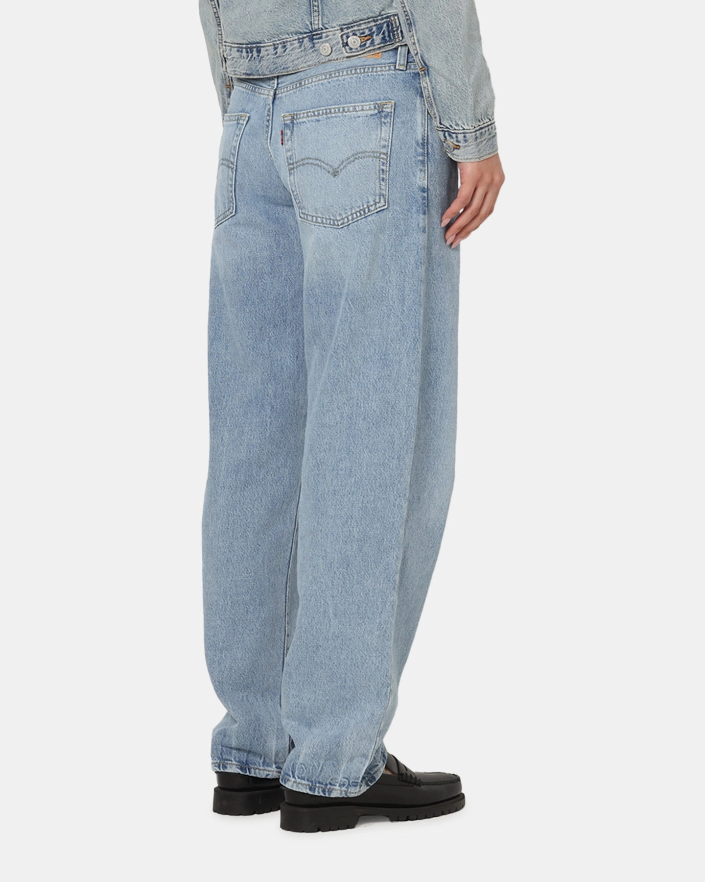 Levi Strauss And Co Women's '94 Baggy Denim Jeans Blue Trend Setter Smart Casual Classic Wear