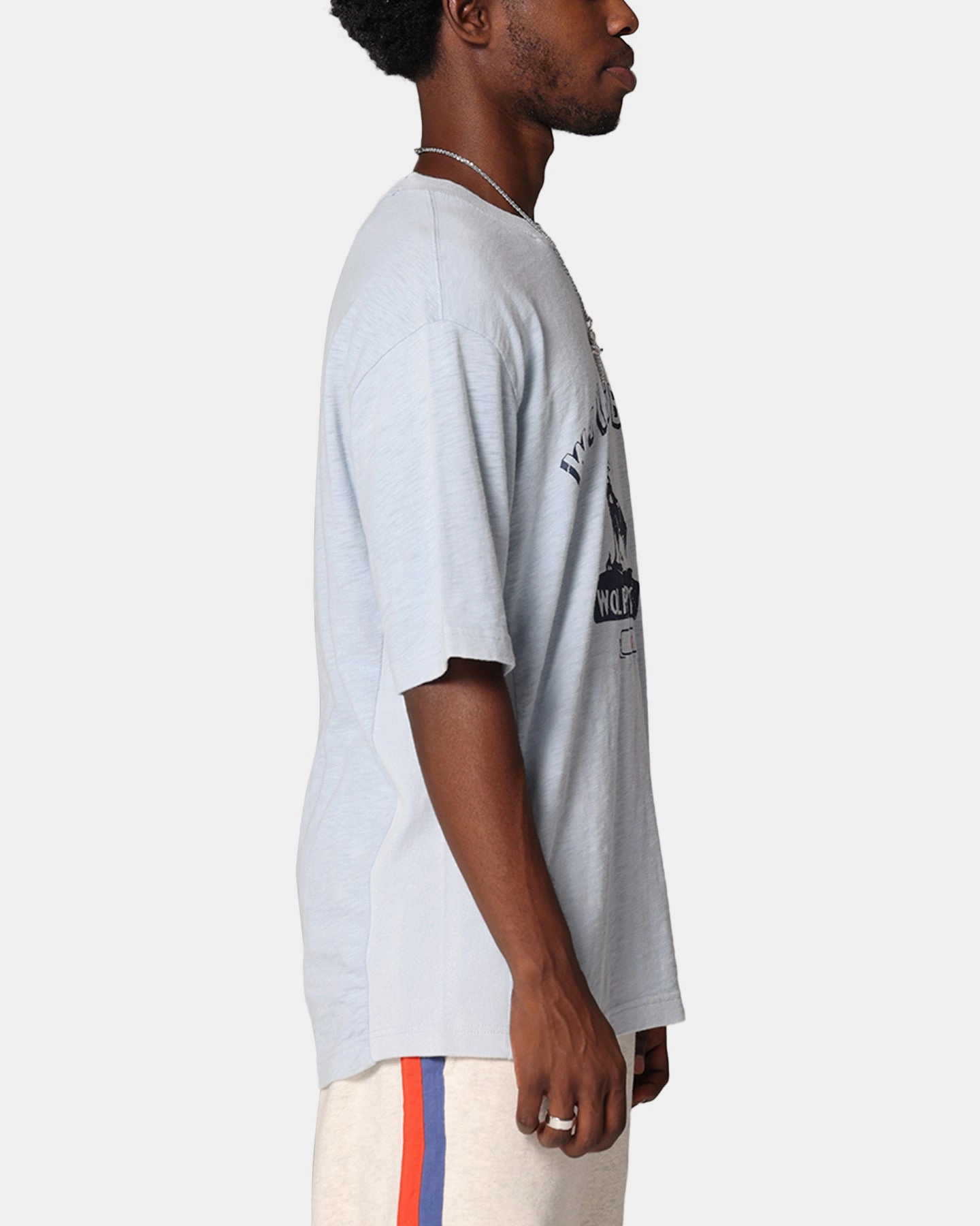 Champion RW Expansion T-Shirt Pale Blue Slim Fit Cut