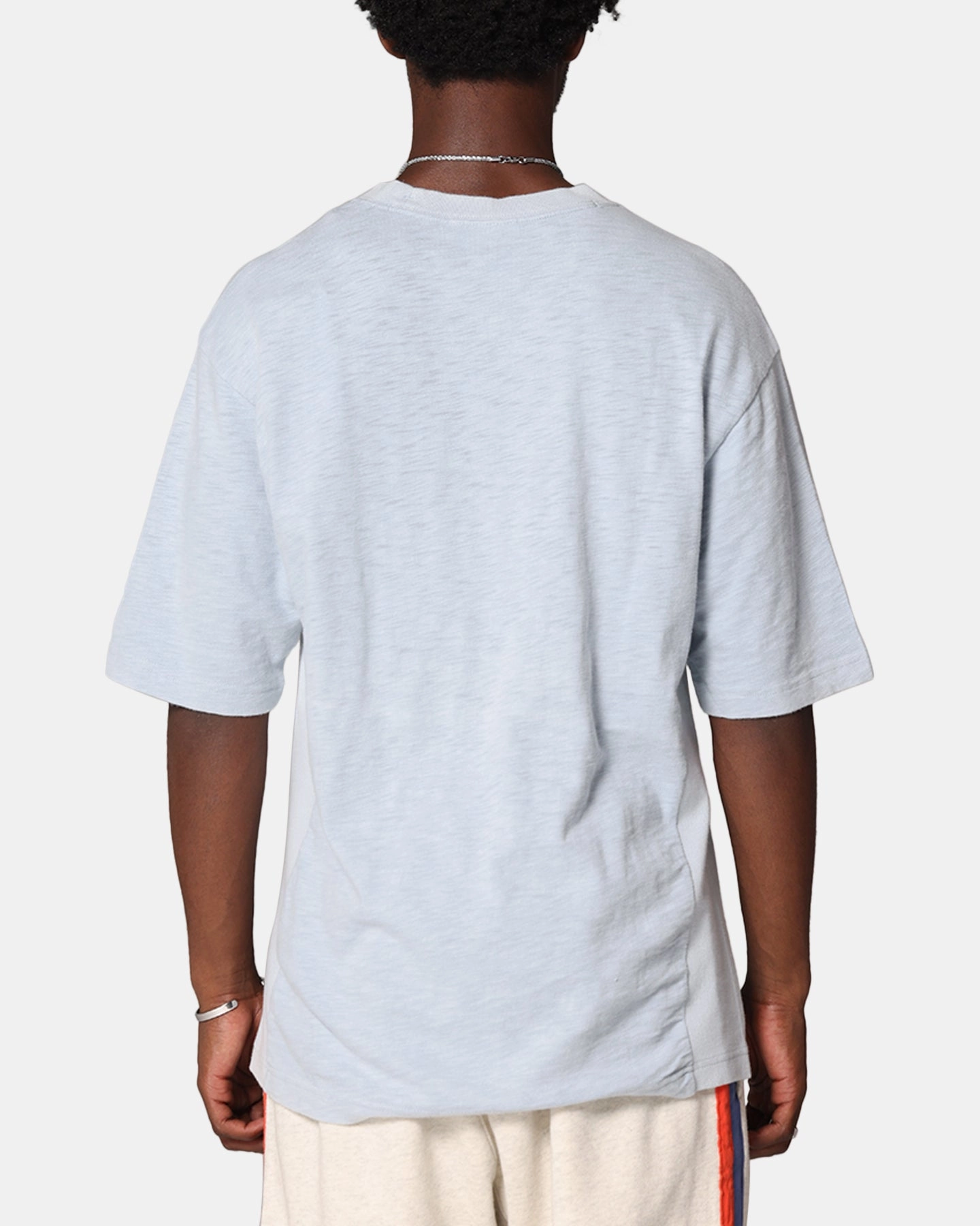 Chilly Day Comfort Comfortable and Chic Champion RW Expansion T-Shirt Pale Blue