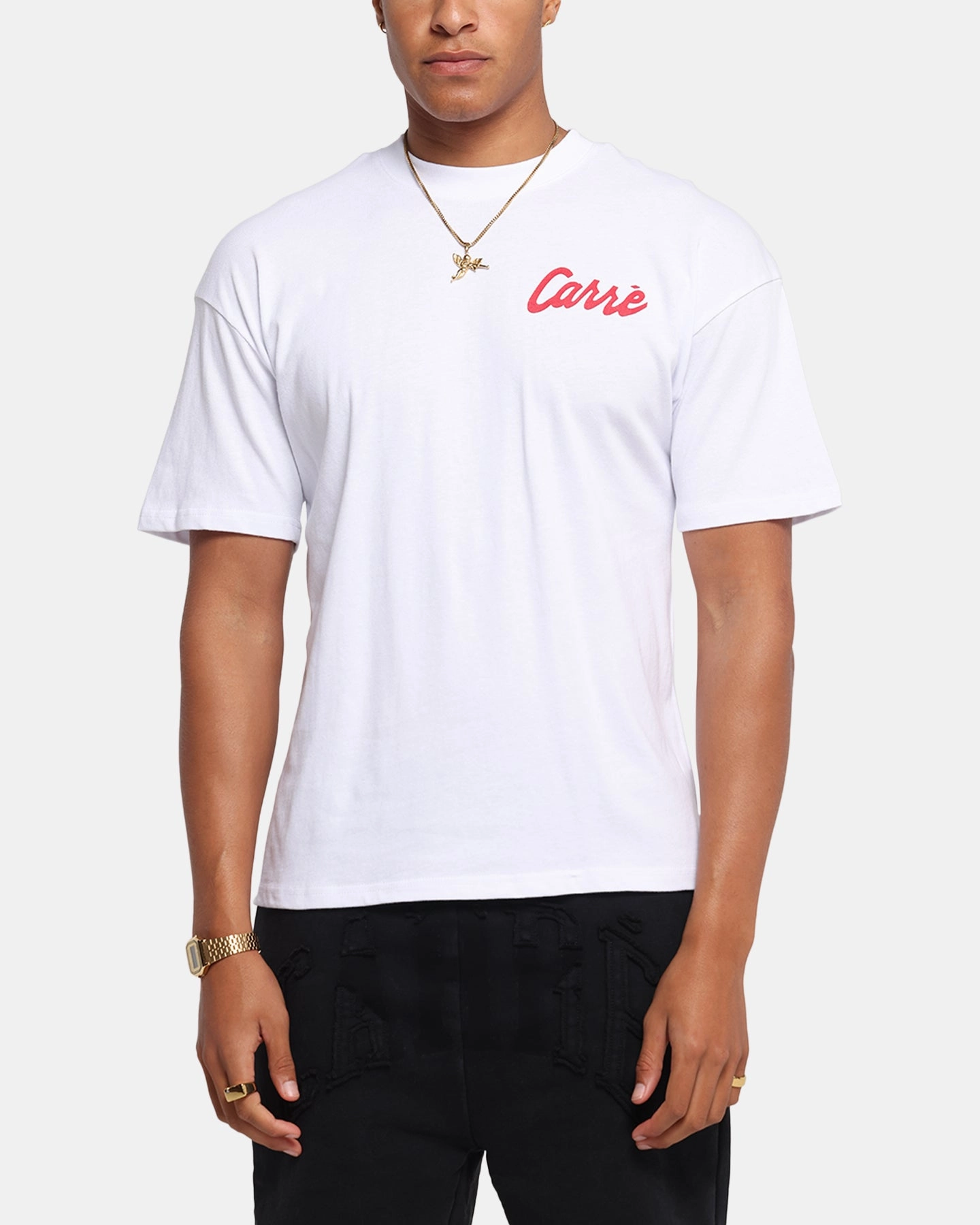 Carre Pepe T-Shirt White VintageWashEffect