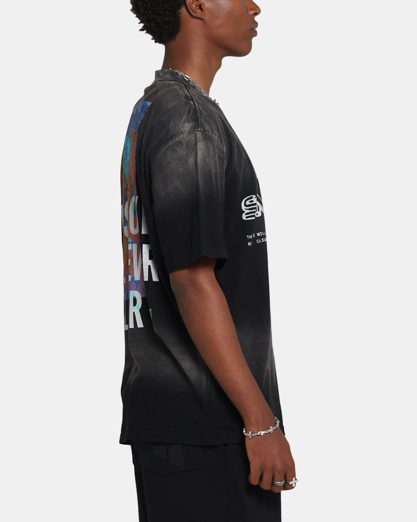 Fashion Outfit Pop Smoke Never Clear T-Shirt Black Wash
