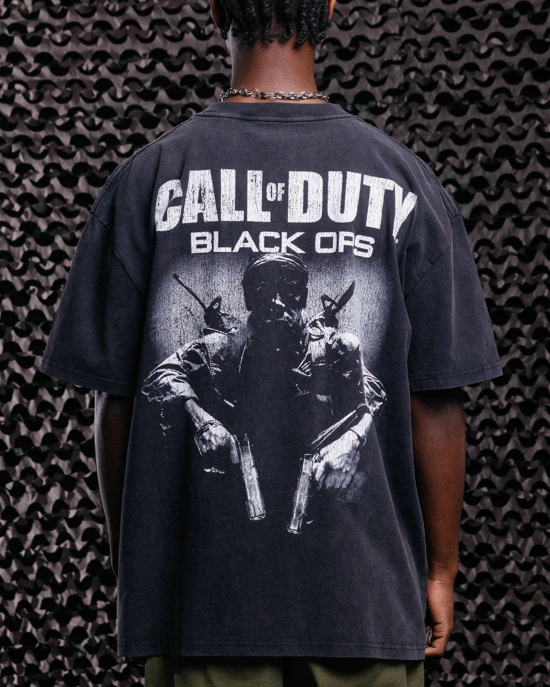 Relaxed Outfit Essential Wardrobe Goat Crew X Call Of Duty Black Ops Heavy T-Shirt Vintage Black