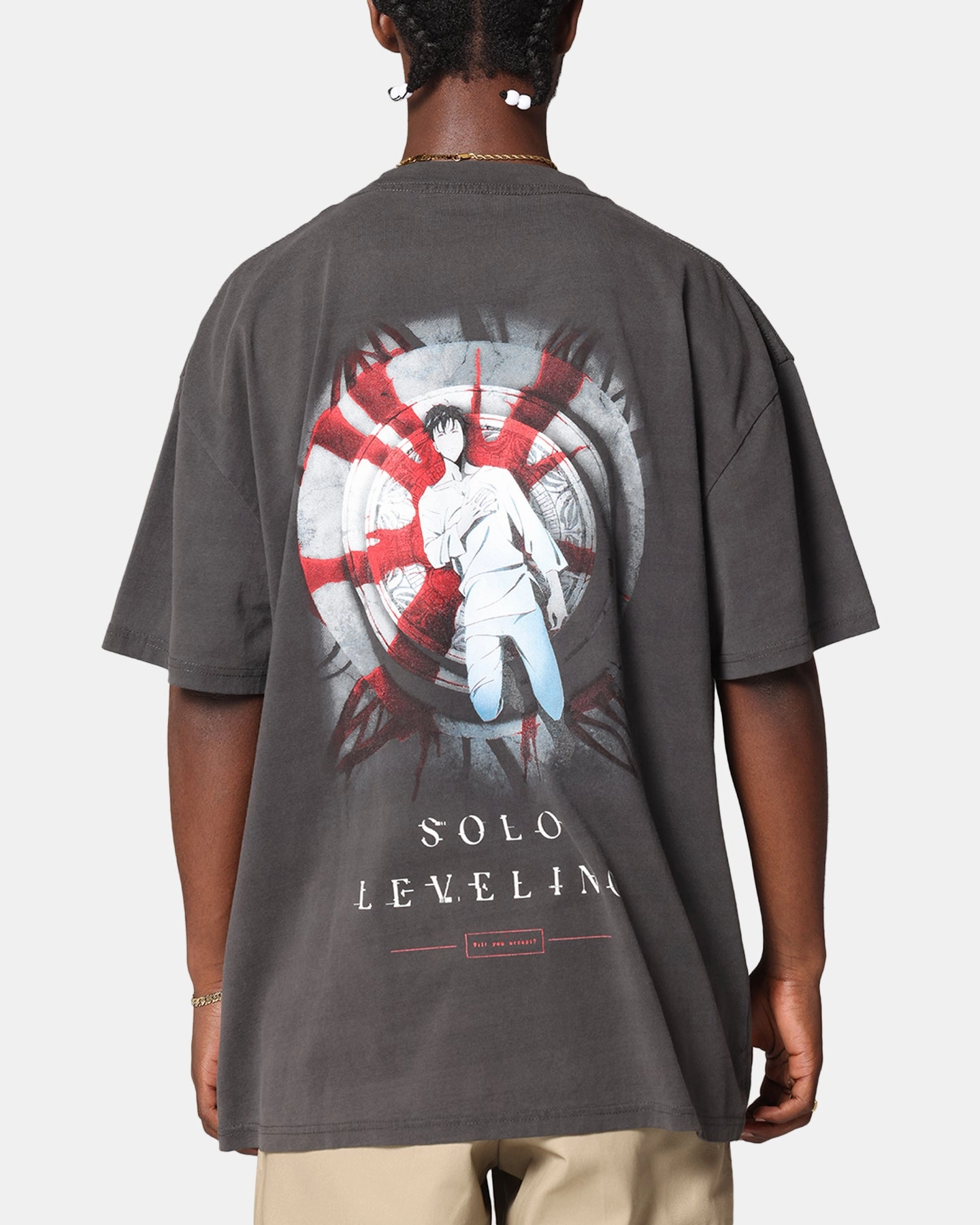 Goat Crew X Solo Leveling Solo Leveling Heavy T-Shirt Black Wash AllWeatherComfort