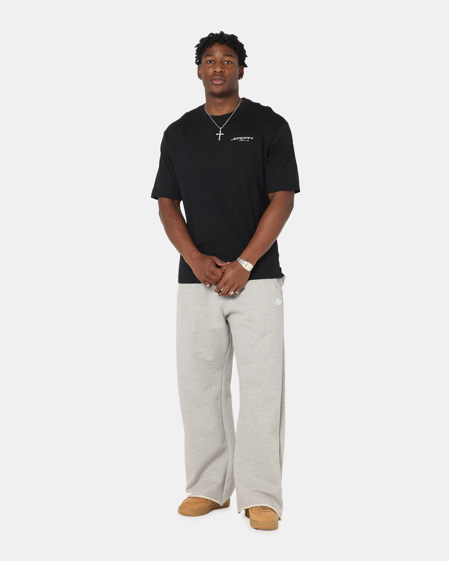 Fashionable Comfort Everyday Wear Jordan Jumpman Graphic T-Shirt Black/White