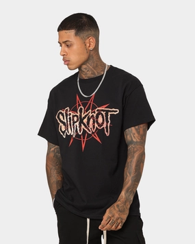 Slipknot Logo And Masks T-Shirt Black Adult Wear