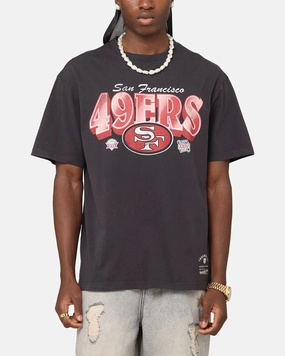 Classic Color Mitchell & Ness San Francisco 49ers Arch T-Shirt Faded Black