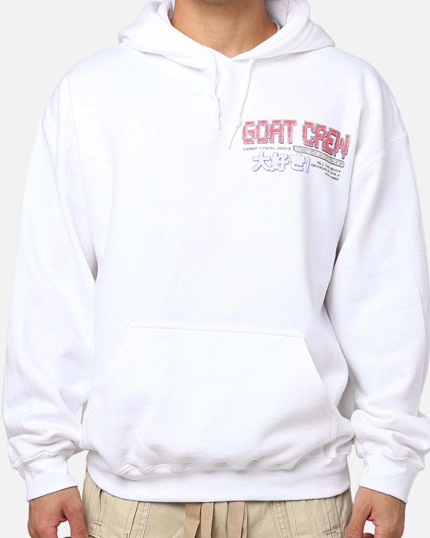 Goat Crew Demi Anime Hoodie White formal dinner