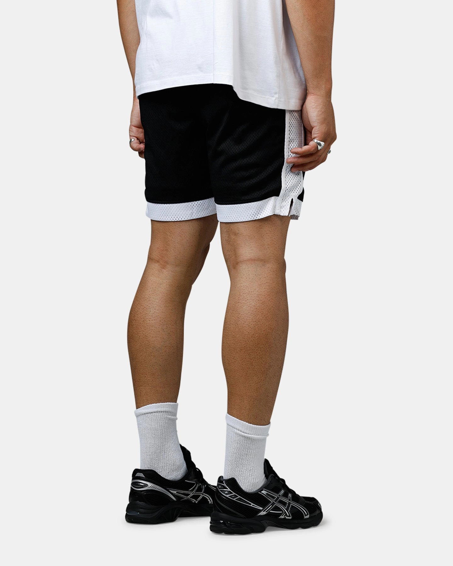 Printed Pattern Team Spirit New Era Los Angeles Dodgers Sport Class Shorts Black/White