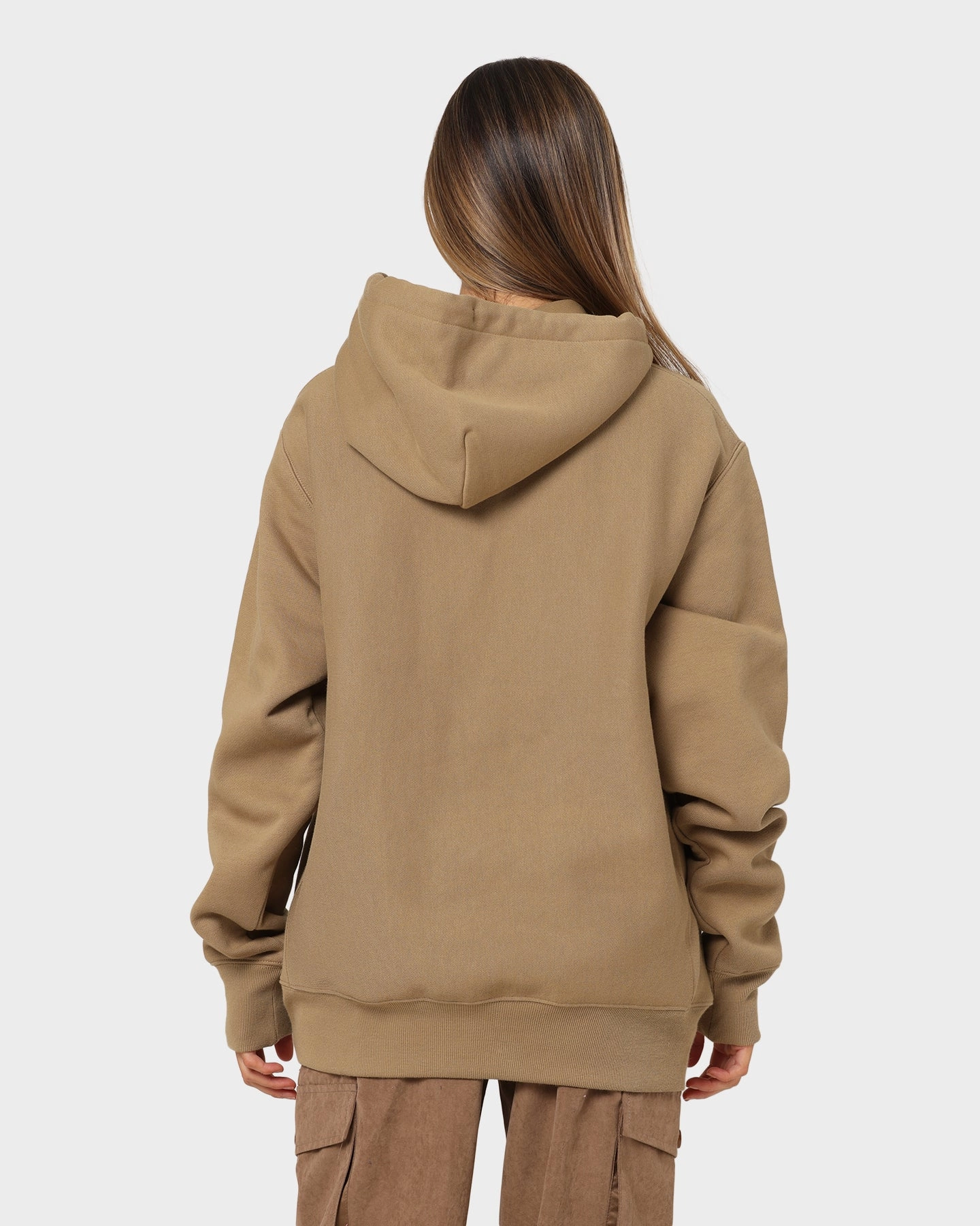 Reverse Weave Hoodie Whole Wheat Khaki Lightweight Shield suitable for corporate events