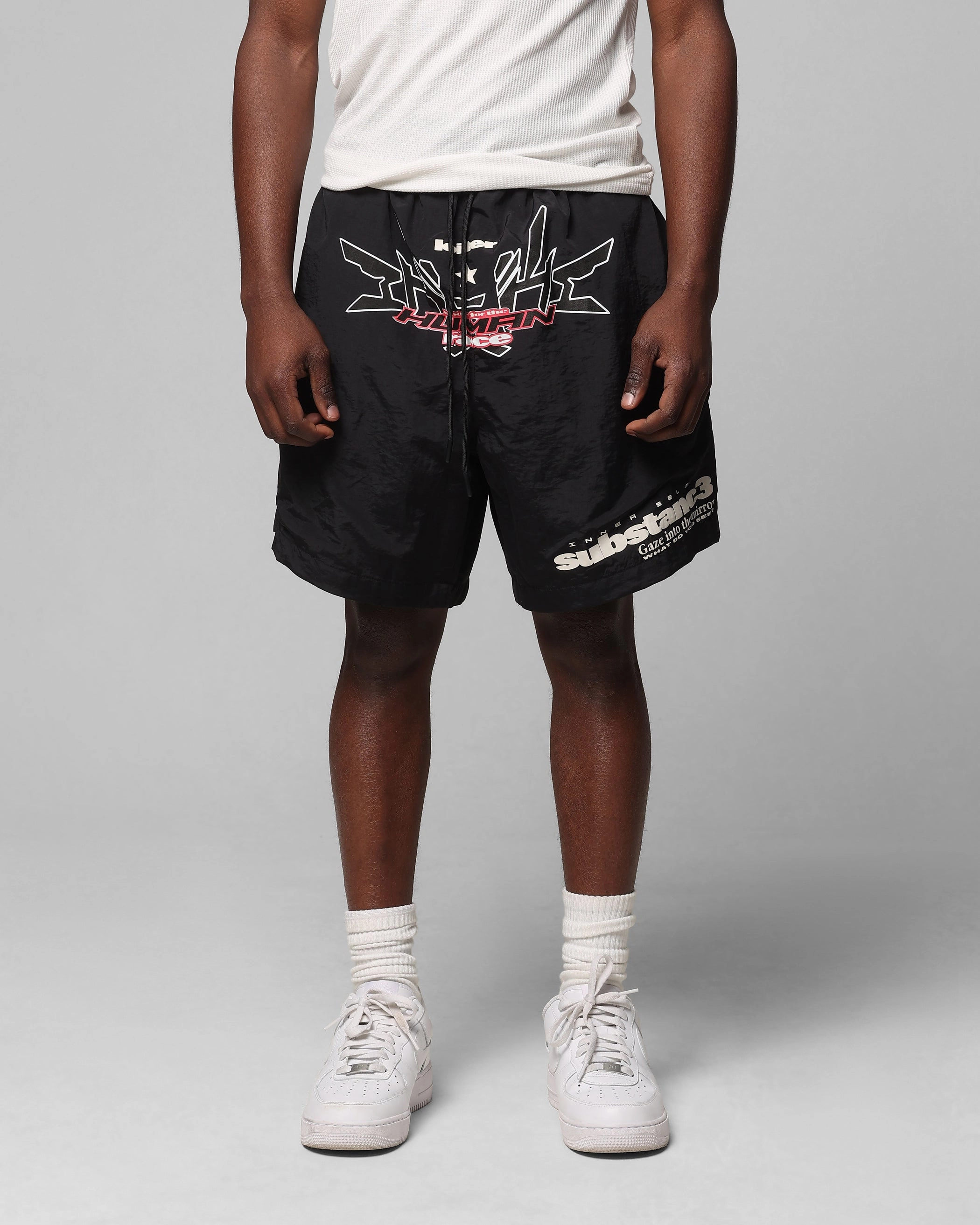 Flexible Mobility Loiter Substance Shorts Black