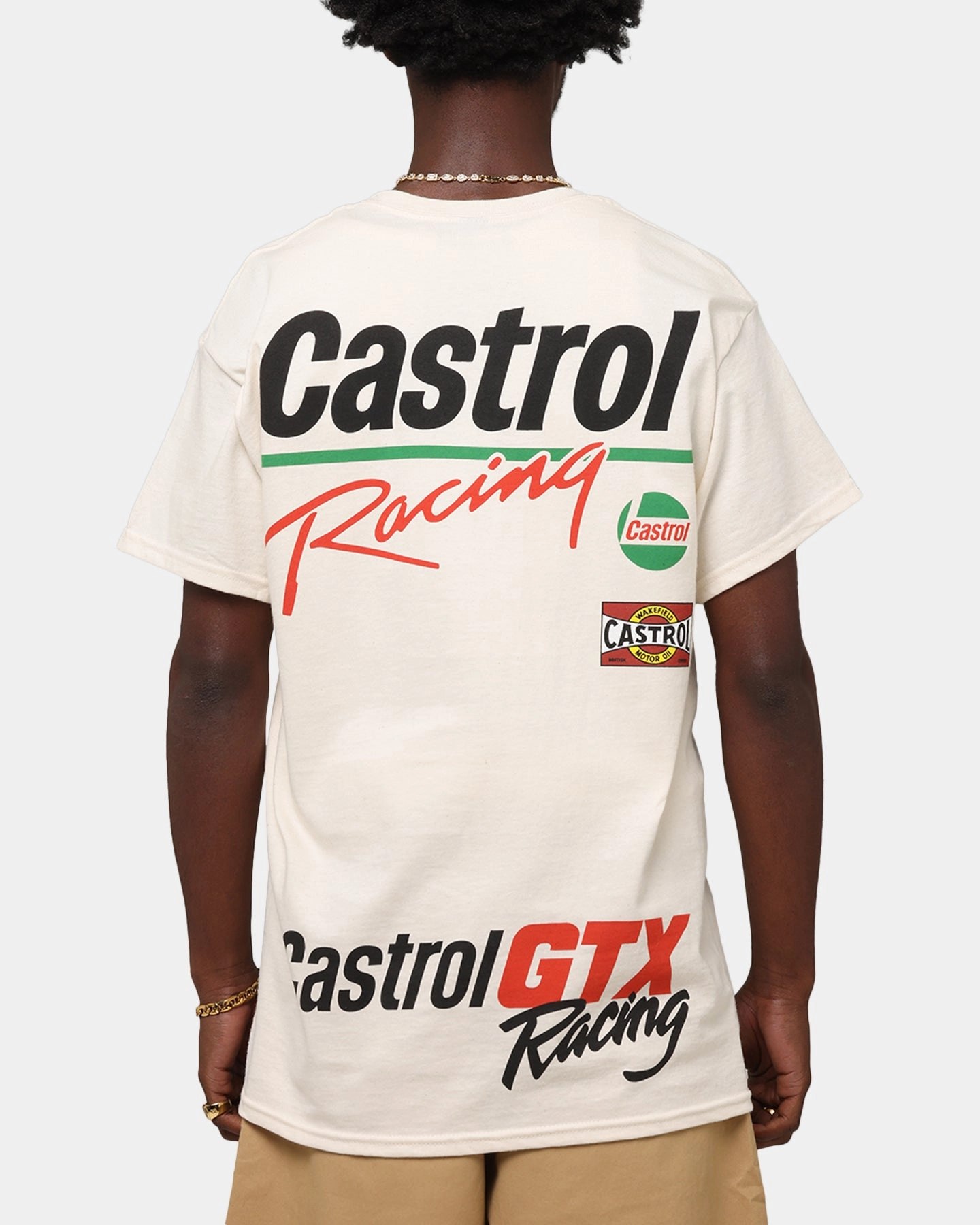 Seasonal Trend Effortless Look Castrol High Performance T-Shirt Natural