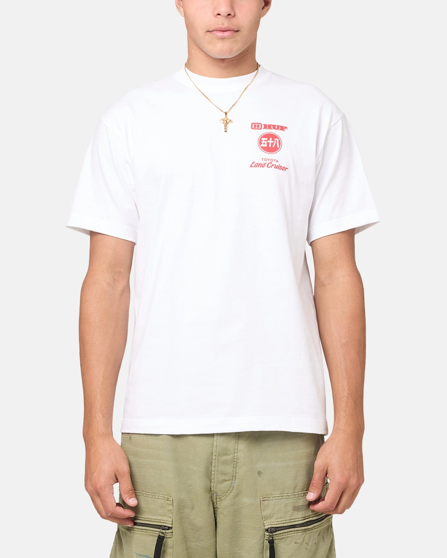 Huf X Toyota Timeline T-Shirt White long sleeved