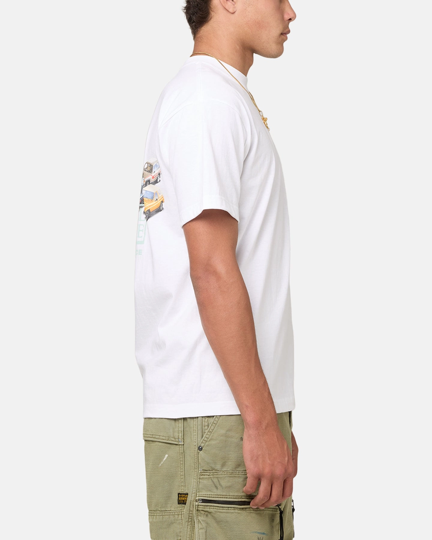 Modern and Soft Huf X Toyota Timeline T-Shirt White