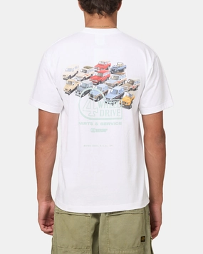 Simple Yet Elegant Huf X Toyota Timeline T-Shirt White