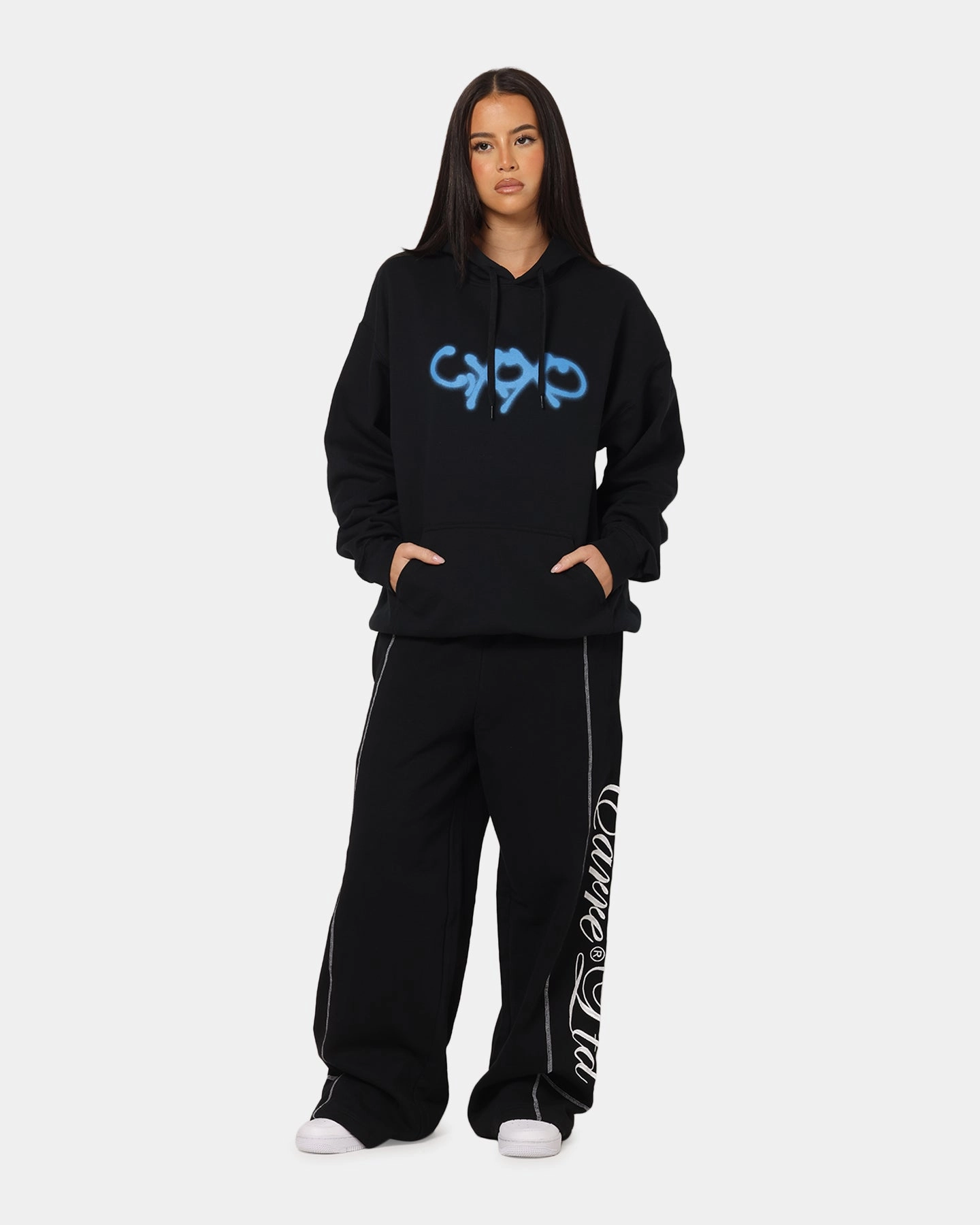 Camila Cabello Camila Cabello Hoodie Black Wool combination