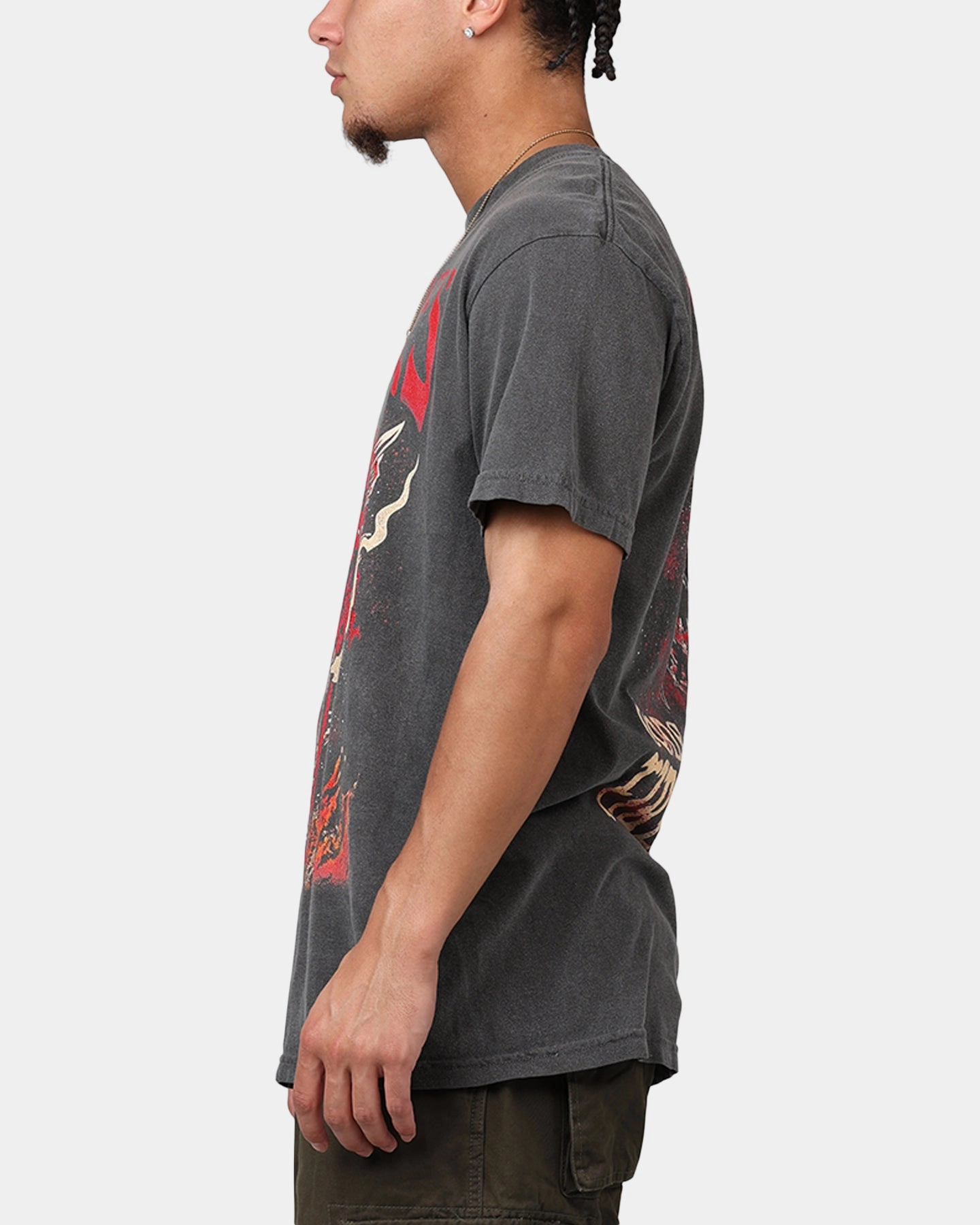 Ripple X Game Of Thrones 'House Of The Dragon' Caraxes T-Shirt Washed Black Playful Vibes