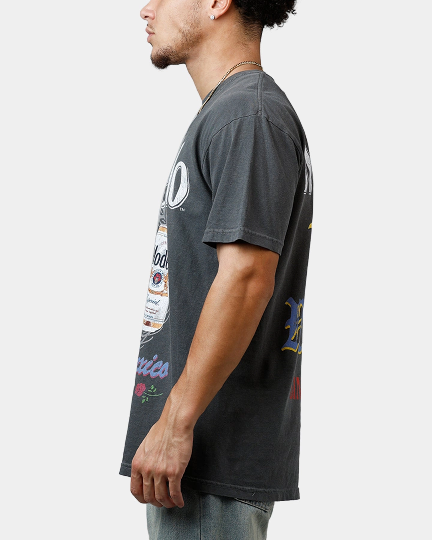 Ripple X Modelo Since 1925 T-Shirt Washed Black Comfort Style