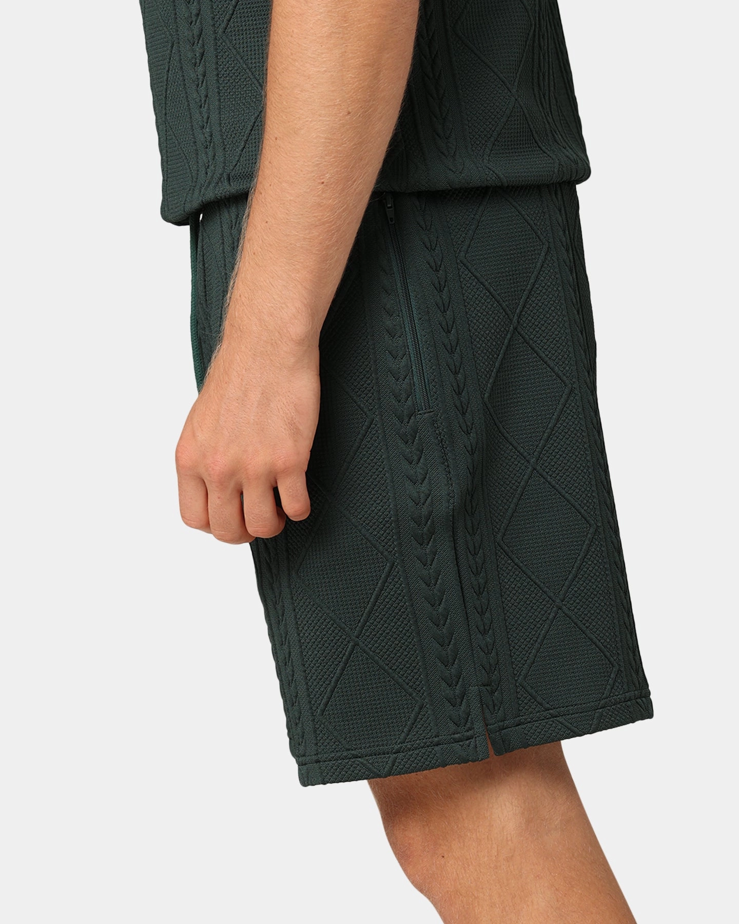 XXIII Danny Knit Shorts Deep Green Unique Piece