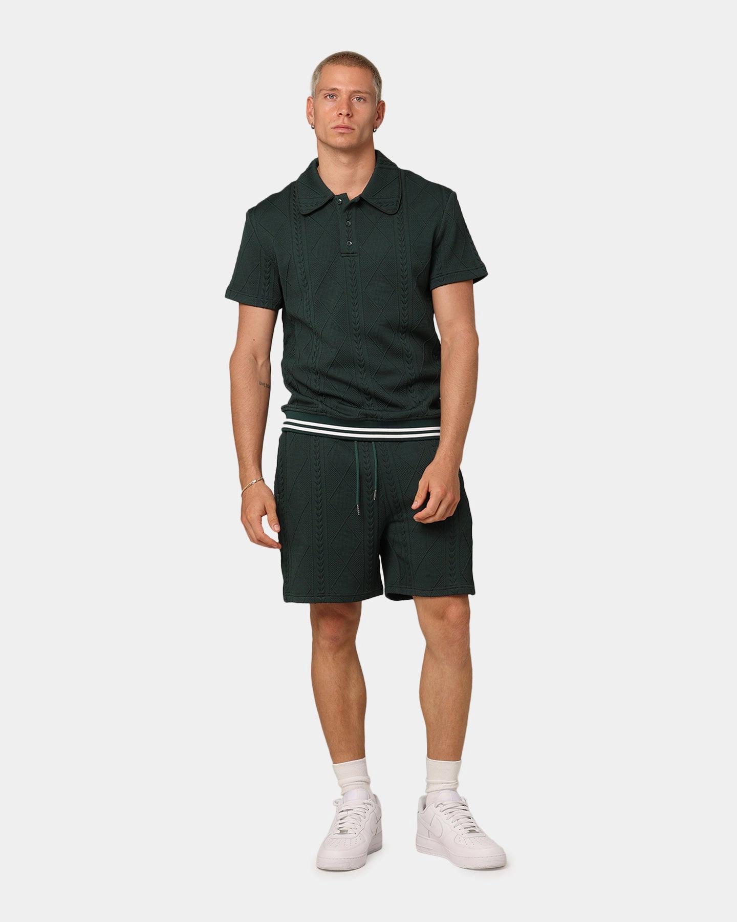 fishing attire XXIII Danny Knit Shorts Deep Green