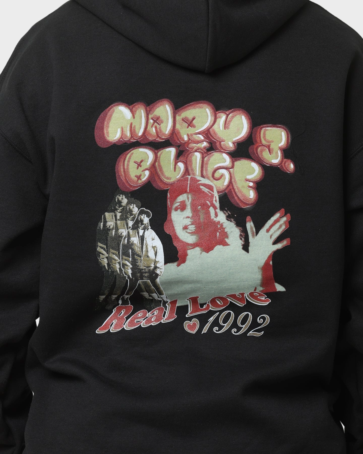 Booking Mary J Blige Real Love 1992 Hoodie Black