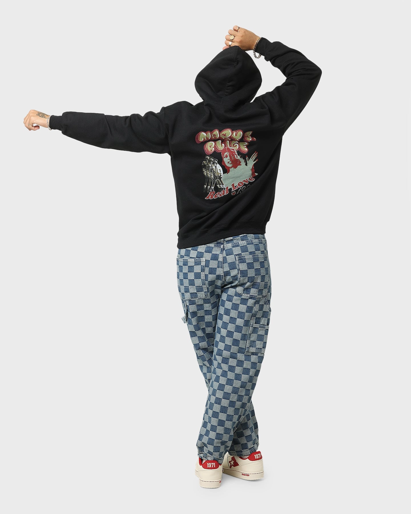 Winter Outer Layer Non Bulky Insulation Mary J Blige Real Love 1992 Hoodie Black