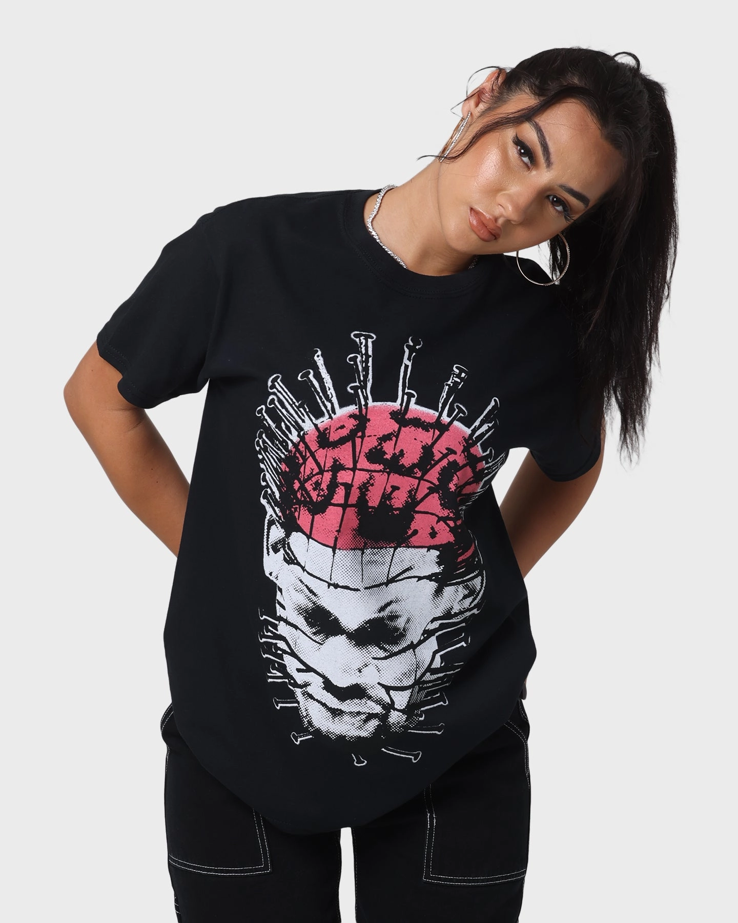 Cozy Apparel Breathable mesh Rodman Brand Pinhead Vintage T-Shirt Black