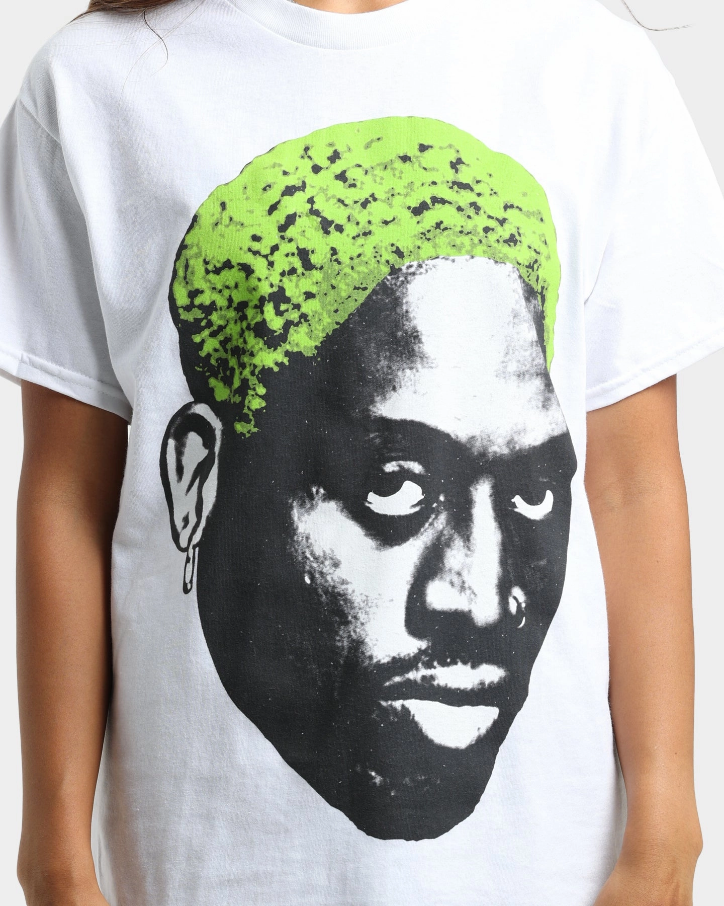 Rodman Brand Rodman Face T-Shirt White Daily Style Trend