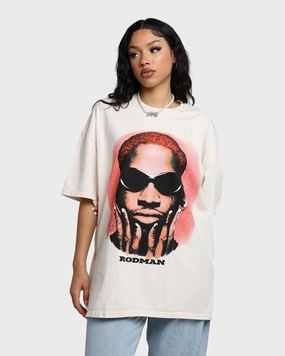 Rodman Brand Rodman Signature Vintage T-Shirt Off White Breathable Design
