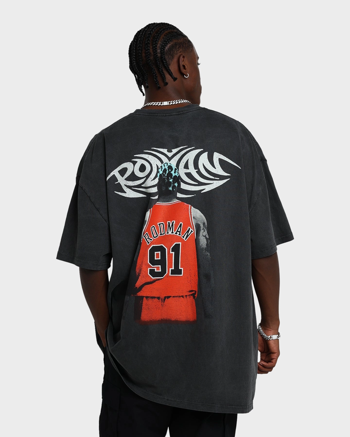 Timeless Comfort Rodman Brand Rodman Signature Vintage T-Shirt Vintage Black/Blue