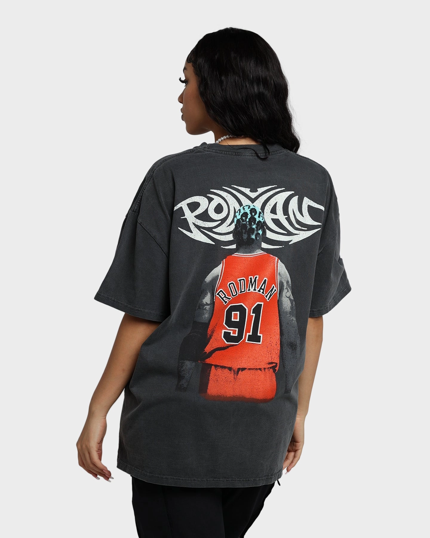 Rodman Brand Rodman Signature Vintage T-Shirt Vintage Black/Blue Pullover StretchComfortWeave