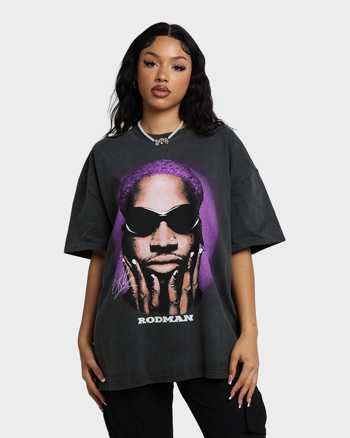 anti static coating Rodman Brand Rodman Signature Vintage T-Shirt Vintage Black