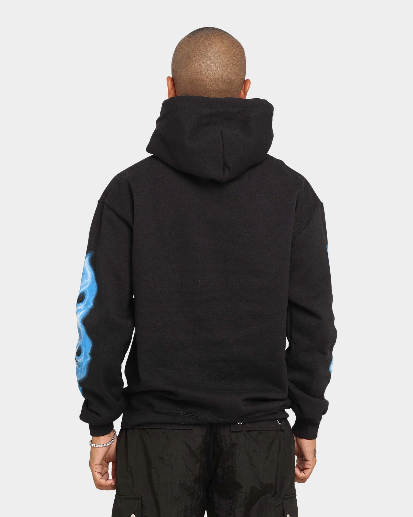 Compact Packability Rodman Brand Rodman Skulls Vintage Hoodie Black Wash
