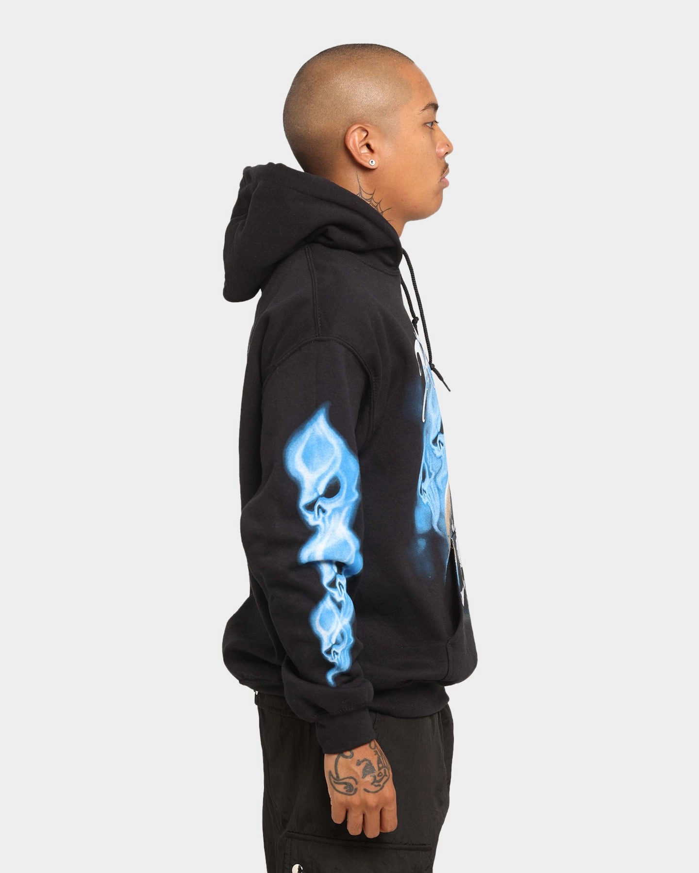 Opportunity Rodman Brand Rodman Skulls Vintage Hoodie Black Wash