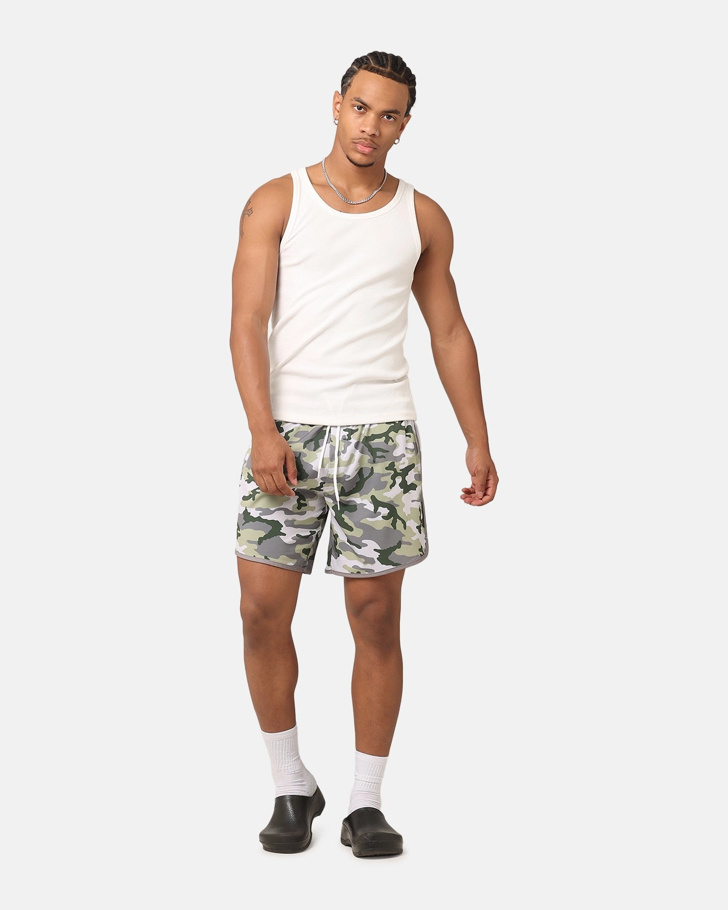 XXIII Camo Swim Shorts Neon Camo kids Versatile Style