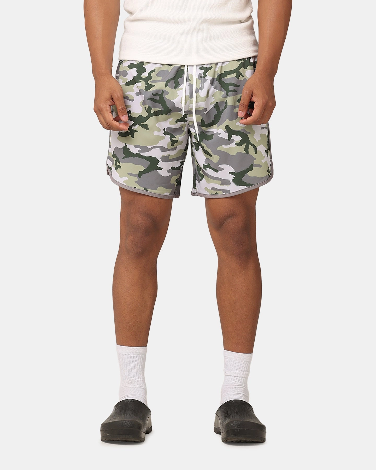 back-to-school Comfortable clothing XXIII Camo Swim Shorts Neon Camo
