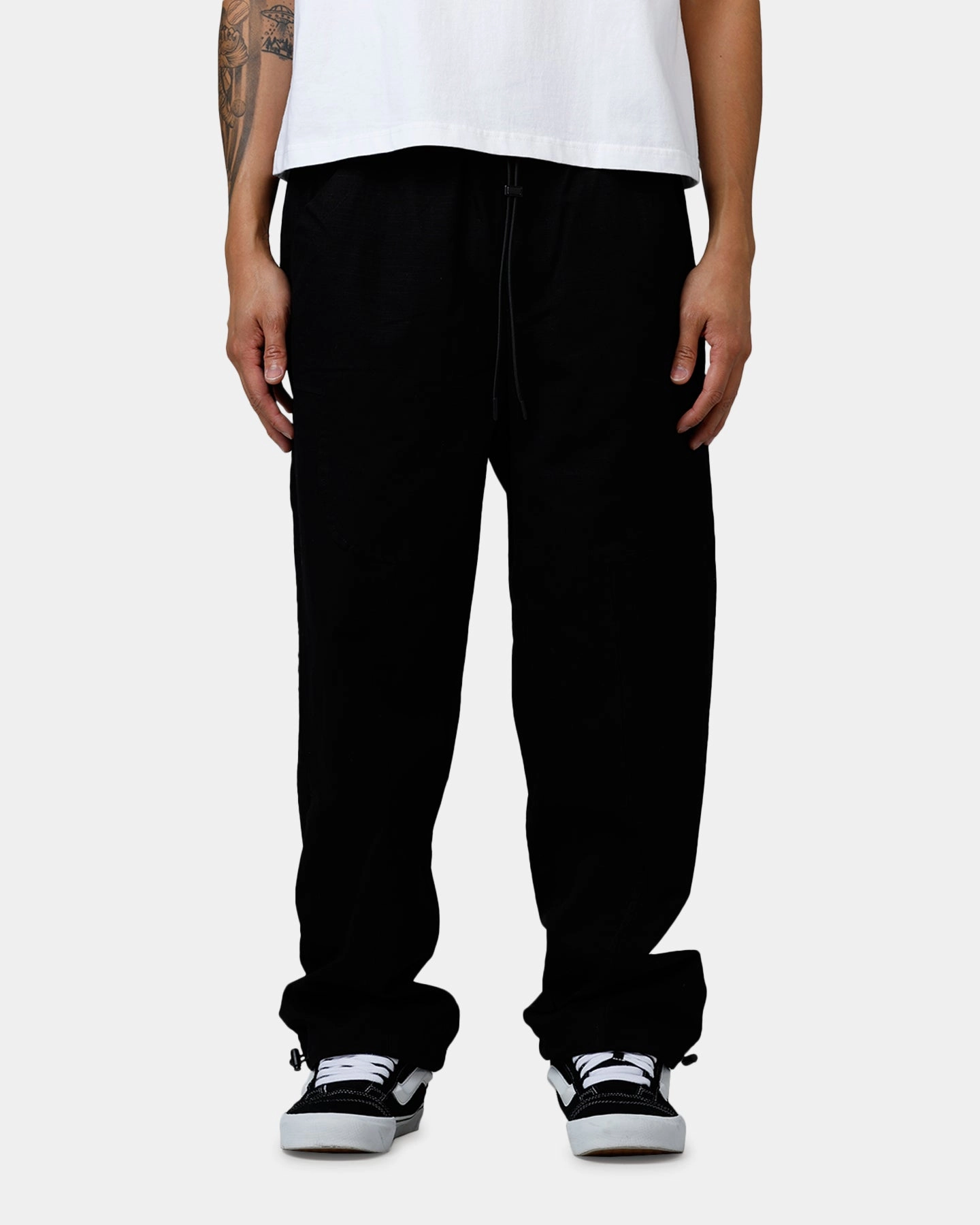 Workwear Eco Friendly Dye Carre Carpenter Pant Black