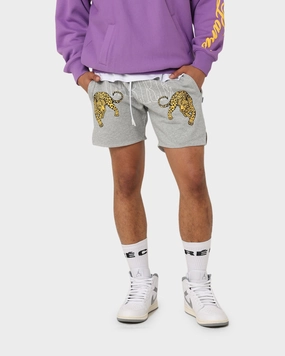 Cotton Blend Carr?? Leo Sweat Short Grey Marle