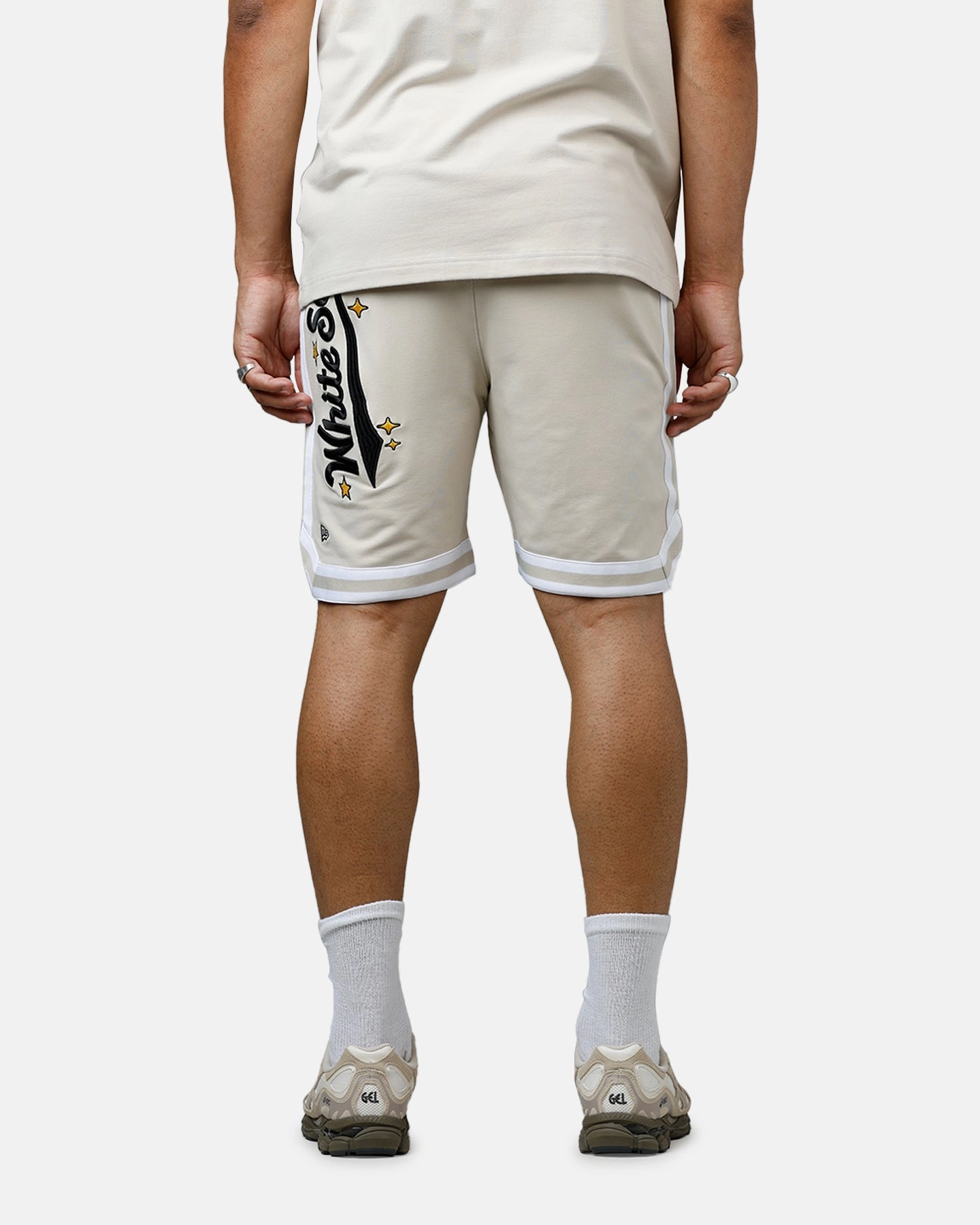 Flexible Movement Cut New Era Chicago White Sox 'Logo Select' Summer Shorts Stone