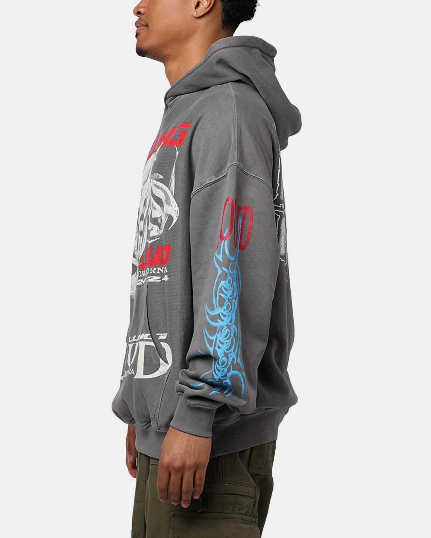 Network Rolling Loud Culture Hoodie Washed Charcoal