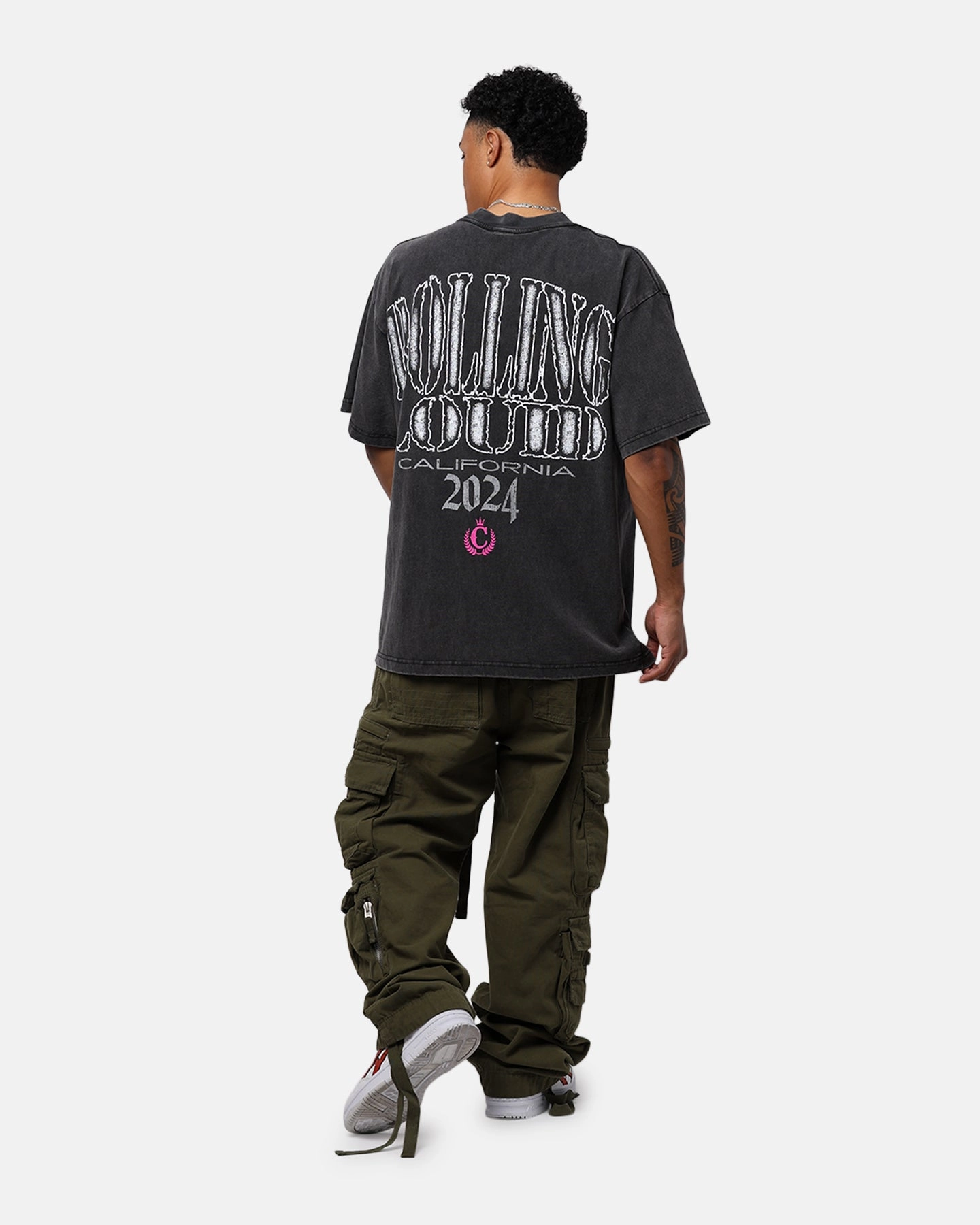 Rolling Loud Jester T-Shirt Vintage Black Animal print wildness Soft Texture