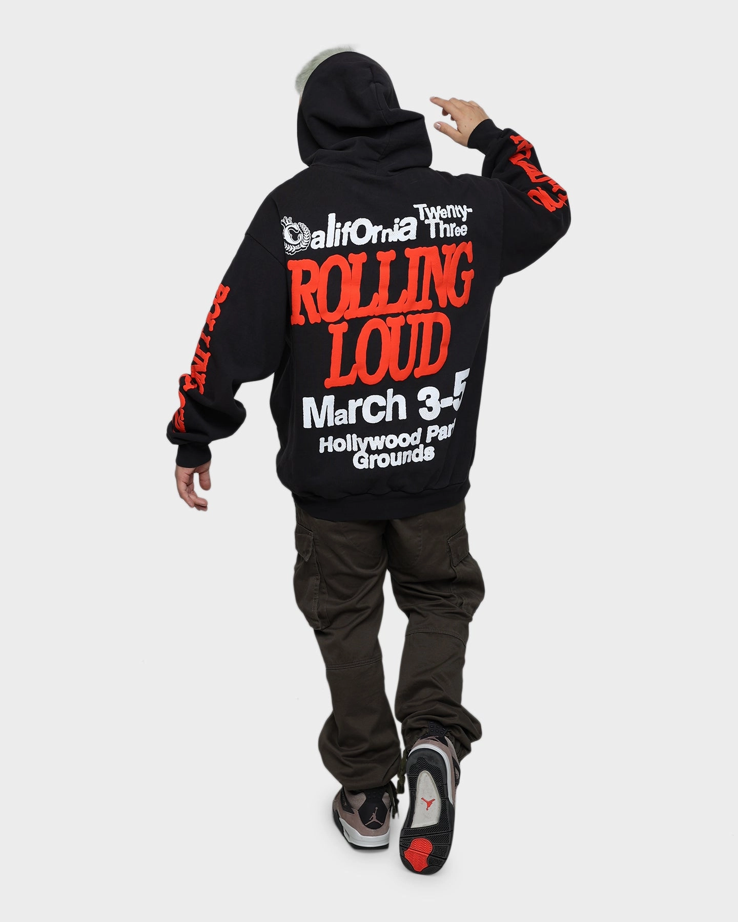 Fitted Rolling Loud Rolling Loud Venue Vintage Hoodie Vintage Black