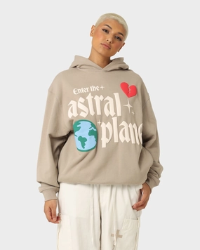 Loiter Astral Plane Hoodie Tan All Day Comfort Relationship