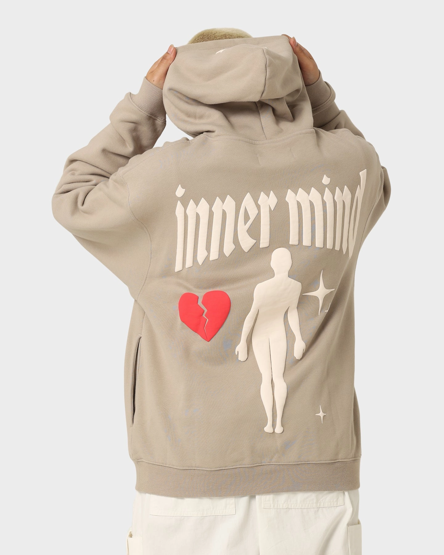 VentilatedPanels Loiter Astral Plane Hoodie Tan