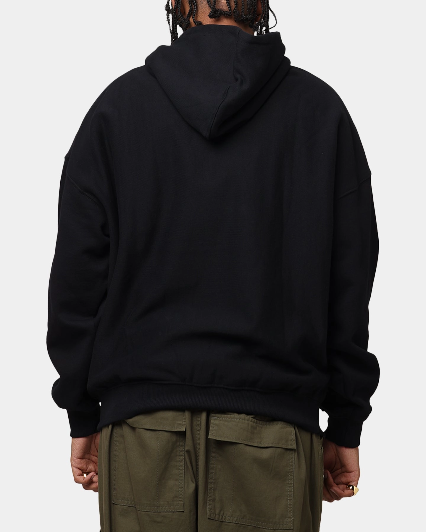 simple appearance The Anti Order Freedom Boxy Hoodie Black